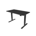 โต๊ะปรับระดับ Ergomate Maidesite Single Motor 2 Stage 60x120 Adjustable Desk Black Top + Black Frame