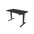 โต๊ะปรับระดับ Ergomate Maidesite Single Motor 2 Stage 70x140 Adjustable Desk Black Top + Black Frame