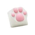 คีย์แคป ZOMOPLUS Kitty Paw Artisan Silicone Keycaps White-Pink