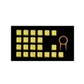คีย์แคป Tai-Hao Rubber Gaming Backlit 22 Keys Keycaps (EN) Neon Zinc