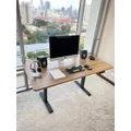 โต๊ะปรับระดับ DreamDesk Ergonomic 60x120 Adjustable Desk Black Frame+Golden Oak Top