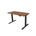 โต๊ะปรับระดับ Bewell Ergonomic 85x200 Adjustable Desk Walnut Top + Black Frame