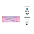 คีย์บอร์ด Glorious GMMK 2 Prebuilt ANSI Compact Mechanical Keyboard (EN) Pink