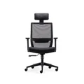 เก้าอี้สำนักงาน DF Prochair Polo-H Office Chair Black