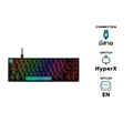 คีย์บอร์ด HyperX Alloy Origins 65 Mechanical Gaming Keyboard (EN) Black Aqua/Tactile