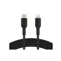 สายชาร์จ Belkin BOOST CHARGE Braided USB C to Lightning Charging Cable 1m Black