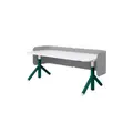 โต๊ะปรับระดับ Steelcase FLEX 60x120 Adjustable Desk Top White + Green Frame