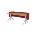 โต๊ะปรับระดับ Steelcase FLEX 60x120 Adjustable Desk Top Maple + White Frame