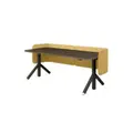 โต๊ะปรับระดับ Steelcase FLEX 60x120 Adjustable Desk Top Walnut + Black Frame