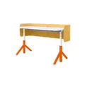 โต๊ะปรับระดับ Steelcase FLEX 60x120 Adjustable Desk Top White + Orange Frame