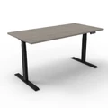 โต๊ะปรับระดับ Ergotrend Sit 2 Stand GEN2A (Dual motor) 75x180 Adjustable Desk Combi Grey Top + Black Frame