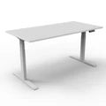 โต๊ะปรับระดับ Ergotrend Sit 2 Stand GEN2A (Dual motor) 75x150 Adjustable Desk White Top + White Frame