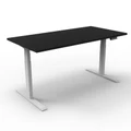 โต๊ะปรับระดับ Ergotrend Sit 2 Stand GEN2A (Dual motor) 75x150 Adjustable Desk Black Top + White Frame