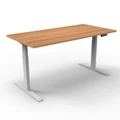 โต๊ะปรับระดับ Ergotrend Sit 2 Stand GEN2A (Dual motor) 75x150 Adjustable Desk Capucino Top + White Frame