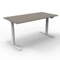 โต๊ะปรับระดับ Ergotrend Sit 2 Stand GEN2A (Dual motor) 75x150 Adjustable Desk Combi Grey Top + White Frame