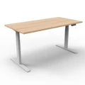 โต๊ะปรับระดับ Ergotrend Sit 2 Stand GEN2A (Dual motor) 75x150 Adjustable Desk Shimo Ash Top + White Frame
