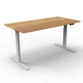 โต๊ะปรับระดับ Ergotrend Sit 2 Stand GEN2A (Dual motor) 75x150 Adjustable Desk Vintage Oak Top + White Frame