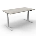 โต๊ะปรับระดับ Ergotrend Sit 2 Stand GEN2A (Dual motor) 75x150 Adjustable Desk Concrete Top + White Frame