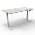 โต๊ะปรับระดับ Ergotrend Sit 2 Stand GEN2A (Dual motor) 75x150 Adjustable Desk Granite Top + White Frame