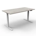 โต๊ะปรับระดับ Ergotrend Sit 2 Stand GEN2A (Dual motor) 70x120 Adjustable Desk Concrete Top + White Frame