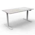 โต๊ะปรับระดับ Ergotrend Sit 2 Stand GEN2A (Dual motor) 70x120 Adjustable Desk Granite Top + White Frame