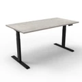 โต๊ะปรับระดับ Ergotrend Sit 2 Stand GEN2A (Dual motor) 70x120 Adjustable Desk Concrete Top + Black Frame