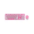 เมาส์และคีย์บอร์ด MOFii SWEET 2.4G Wireless Keyboard mouse Combo Set (EN/TH) Pink Plus