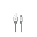 สายชาร์จ Eloop S33 USB A to Type C Cable 1.2m Grey