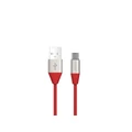 สายชาร์จ Eloop S33 USB A to Type C Cable 1.2m Red