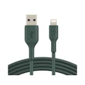 สายชาร์จ Belkin BOOSTCHARGE PVC Sync and Charge USB-A to Lightning Cable 1M Midnight Green