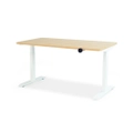 โต๊ะปรับระดับ Bewell Health-Max Controller 60x120 Adjustable Desk Oak Top + White Frame [ส่งของภายใน 3-7 วันทำการ]