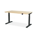 โต๊ะปรับระดับ Bewell Health-Max Controller 60x120 Adjustable Desk Oak Top + Black Frame [ส่งของภายใน 3-7 วันทำการ]