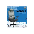 เก้าอี้สุขภาพ Work Station Office Model T Ergonomic Chair Gray Fabric Seat