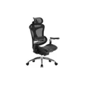 เก้าอี้สุขภาพ Work Station Office Model E Ergonomic Chair Black No Footrest