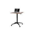 โต๊ะทำงาน ModernEgo UPD-11 Height Adjustable Round Laptop Floor Table Hickory