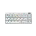 คีย์บอร์ด Logitech G Pro X TKL Wireless Mechanical Gaming Keyboard (EN) + White