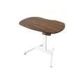 โต๊ะปรับระดับ TROOS Work Custom Single Leg 60x80 Adjustable Desk Bark Walnut