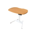 โต๊ะปรับระดับ TROOS Work Custom Single Leg 60x80 Adjustable Desk Walnut Golden