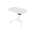 โต๊ะปรับระดับ TROOS Work Custom Single Leg 60x80 Adjustable Desk White Solid