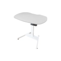 โต๊ะปรับระดับ TROOS Work Custom Single Leg 60x80 Adjustable Desk White Wash