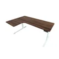 โต๊ะปรับระดับ TROOS Work Custom L 2 Leg 60x150 Adjustable Desk Bark Walnut