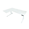 โต๊ะปรับระดับ TROOS Work Custom L 2 Leg 60x150 Adjustable Desk White Solid