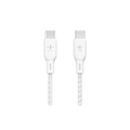 สายชาร์จ Belkin BoostCharge 100W USB C to USB C Charging Cable 3m White CAB014bt3MWH