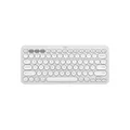คีย์บอร์ด Logitech Pebble Keys 2 K380s Wireless Keyboard (EN/TH) White