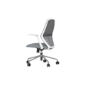 เก้าอี้สุขภาพ Work Station Office Picasso Ergonomic Chair White/Grey