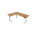 โต๊ะปรับระดับ TROOS Work Custom L 3 Leg 70x160 Adjustable Desk Vintage Oak