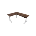 โต๊ะปรับระดับ TROOS Work Custom L 3 Leg 70x160 Adjustable Desk Bark Walnut