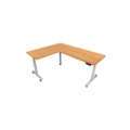 โต๊ะปรับระดับ TROOS Work Custom L 3 Leg 70x160 Adjustable Desk Walnut Golden