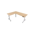 โต๊ะปรับระดับ TROOS Work Custom L 3 Leg 70x160 Adjustable Desk Beech
