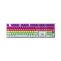 คีย์บอร์ด MonsGeek MG108B Wireless Mechanical Keyboard (EN) Rainbow + AKKO V3 Cream Yellow Pro
